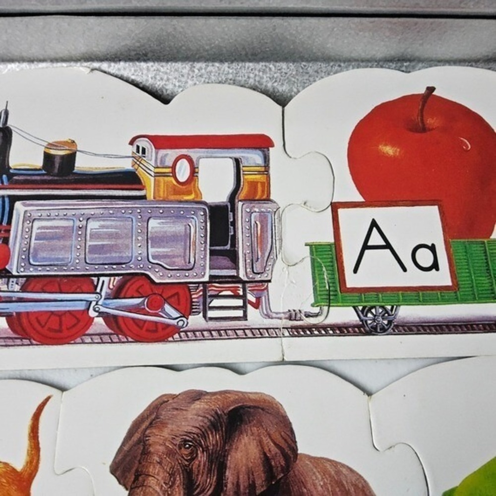 Melissa & Doug Alphabet Train Floor Puzzle 27-28 Pieces ABC Learning Toy - Picture 9 of 13